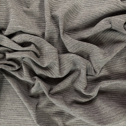 Wool Double Knit - Heathered Grey - Film Studio Deadstock