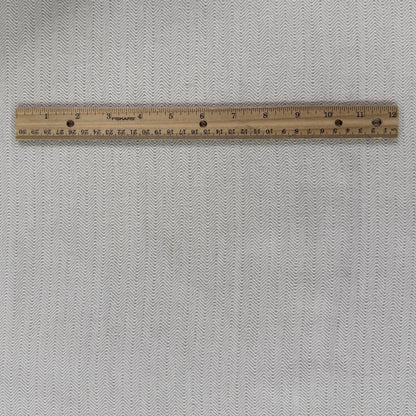 Wool Linen Herringbone - Off White/Natural - Film Studio Deadstock