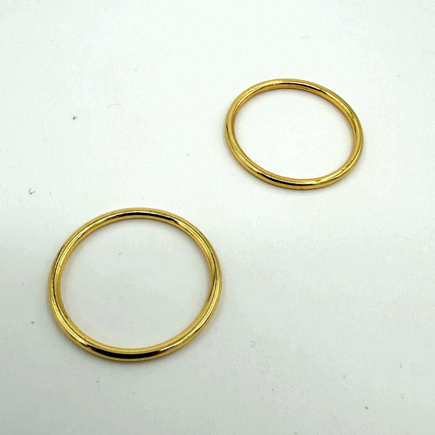 Metal Bra Ring - Gold - 20mm