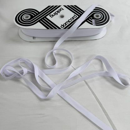 Extra Wide Double Fold Bias Tape 13mm (1/2") - White