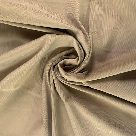 Fine Cotton Stretch Corduroy 16 Whale - Khaki