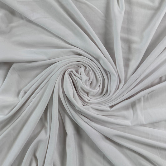 Bamboo Jersey Knit - White