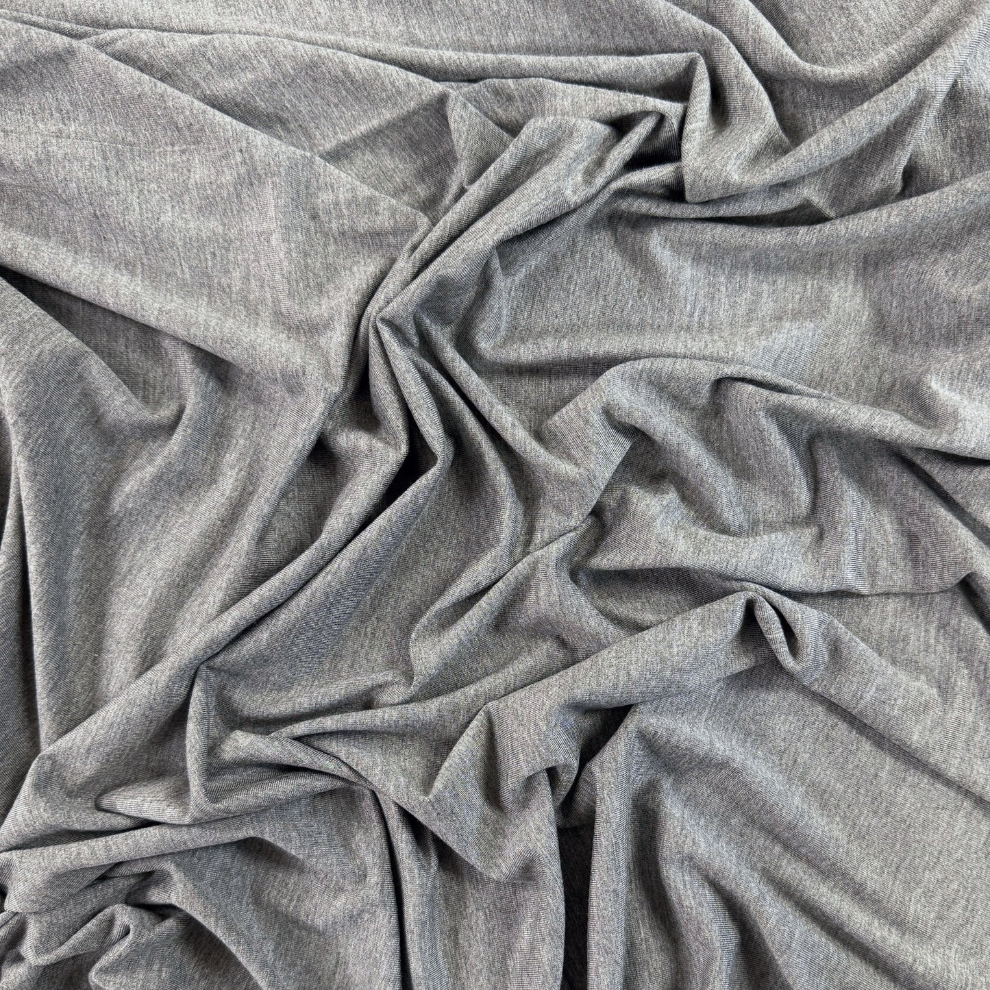 Bamboo Jersey Knit - Heather Grey