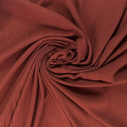 Bamboo Rib Knit - Copper