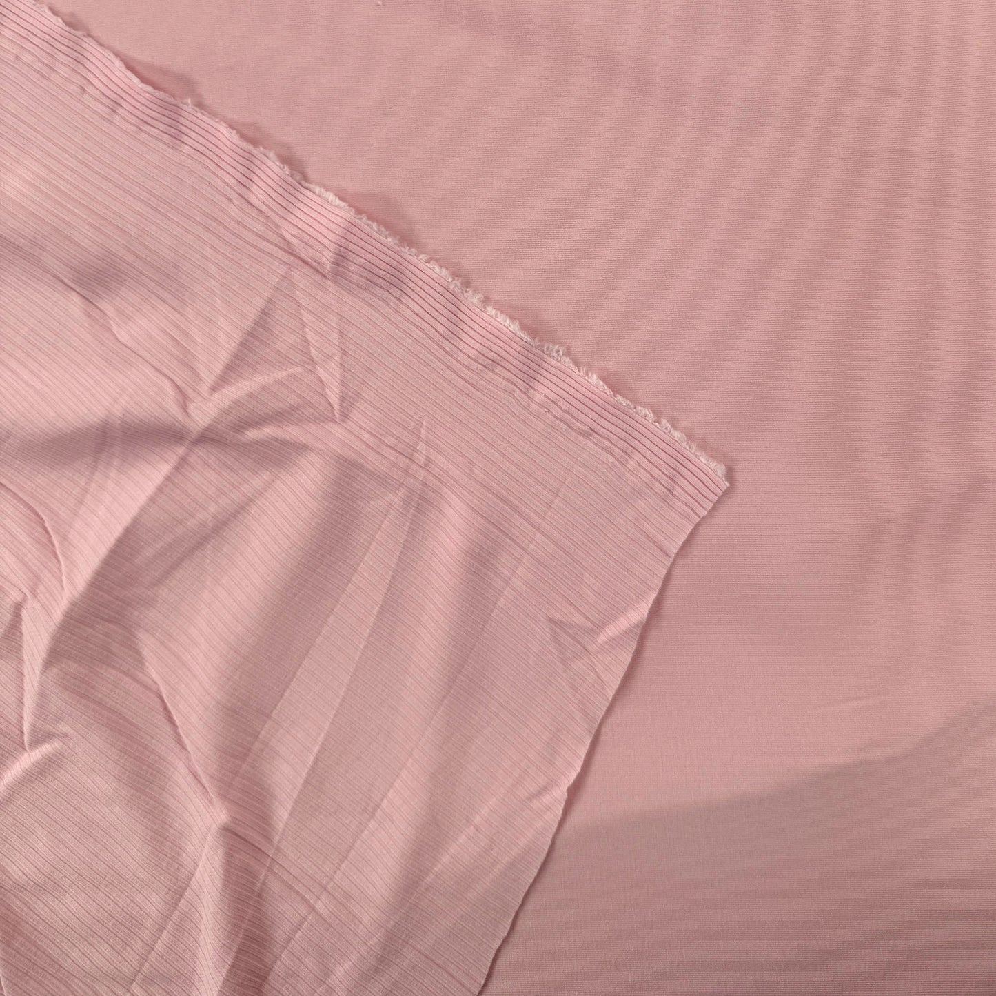 Bamboo Rib Knit - Baby Pink