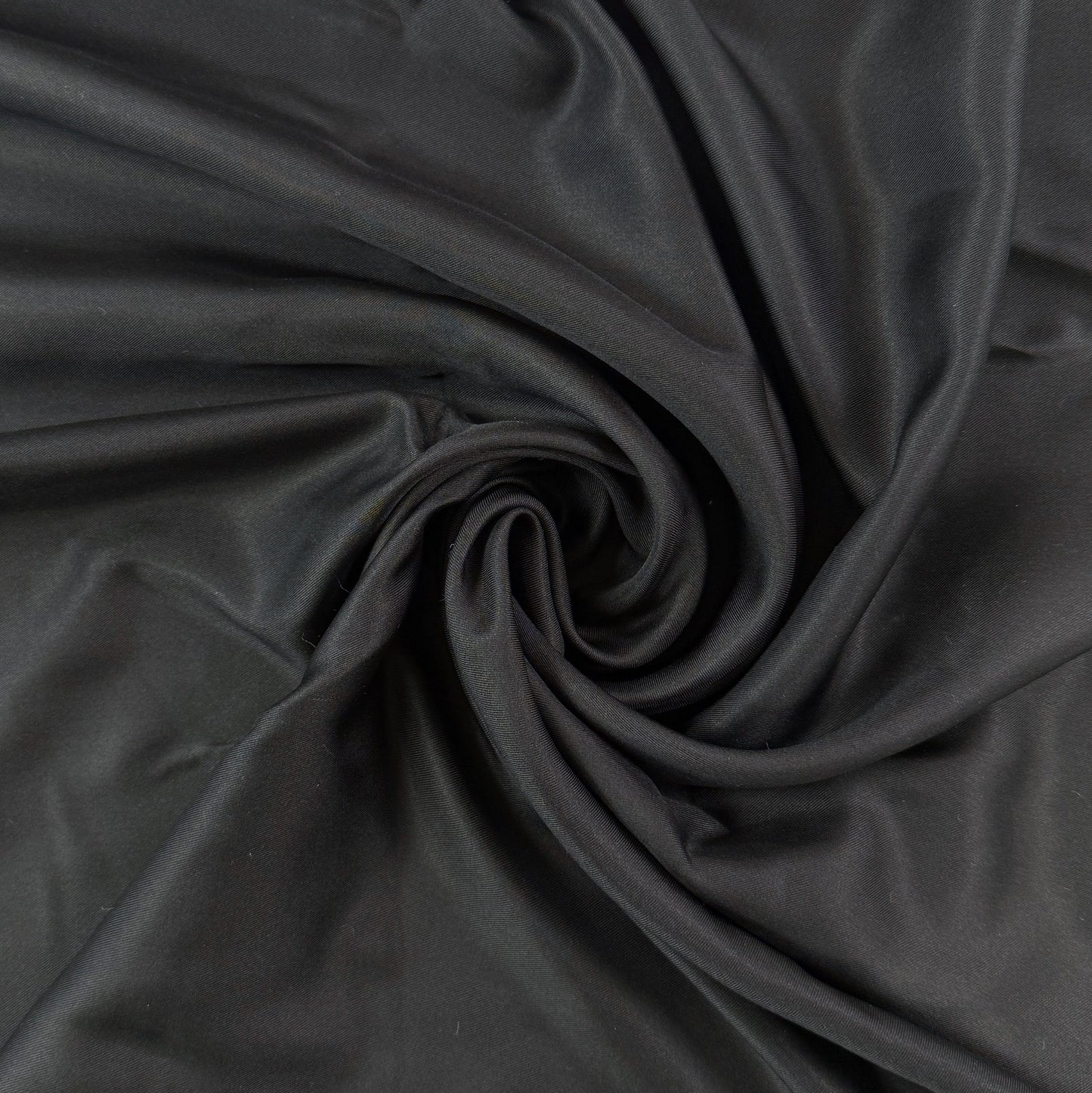 Mulberry Silk Twill - Black - 16mm