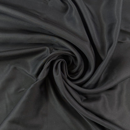 Mulberry Silk Twill - Black - 16mm
