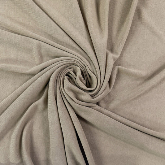 Rayon Polyester Sweater Knit - Sand - Deadstock