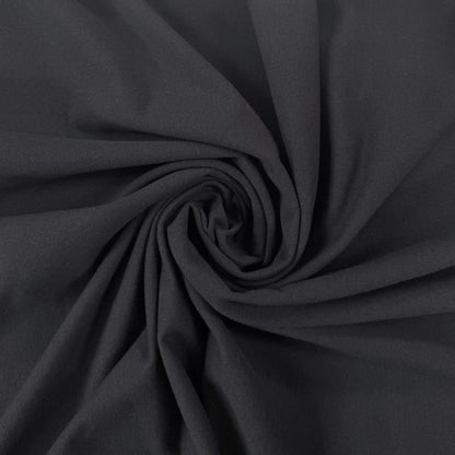 Bamboo Cotton French Terry - Black - Deadstock