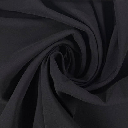 Stretch Rayon - Darkest Navy  - Deadstock