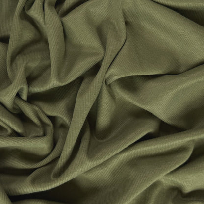 Recycled Cotton Rib Knit  - Seaweed