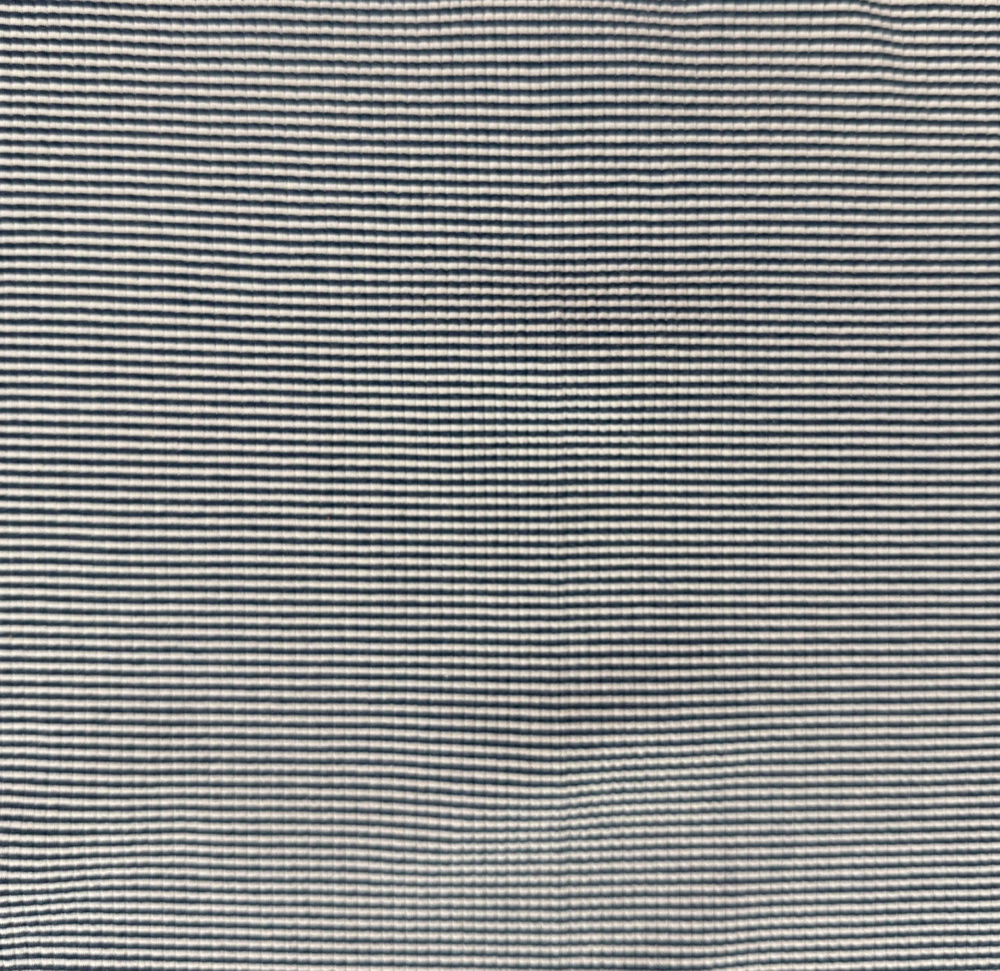 Knit Cotton - Navy & Ivory Stripe - Film Studio Deadstock