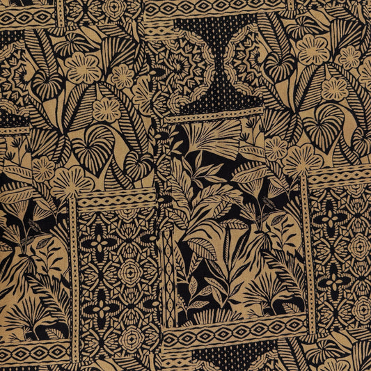 Rayon Slub Digital Print - Tropical Plants