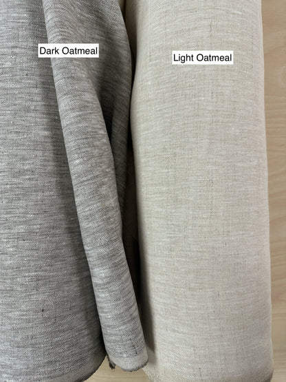 Nevada Yarn Dyed Linen - Light Oatmeal