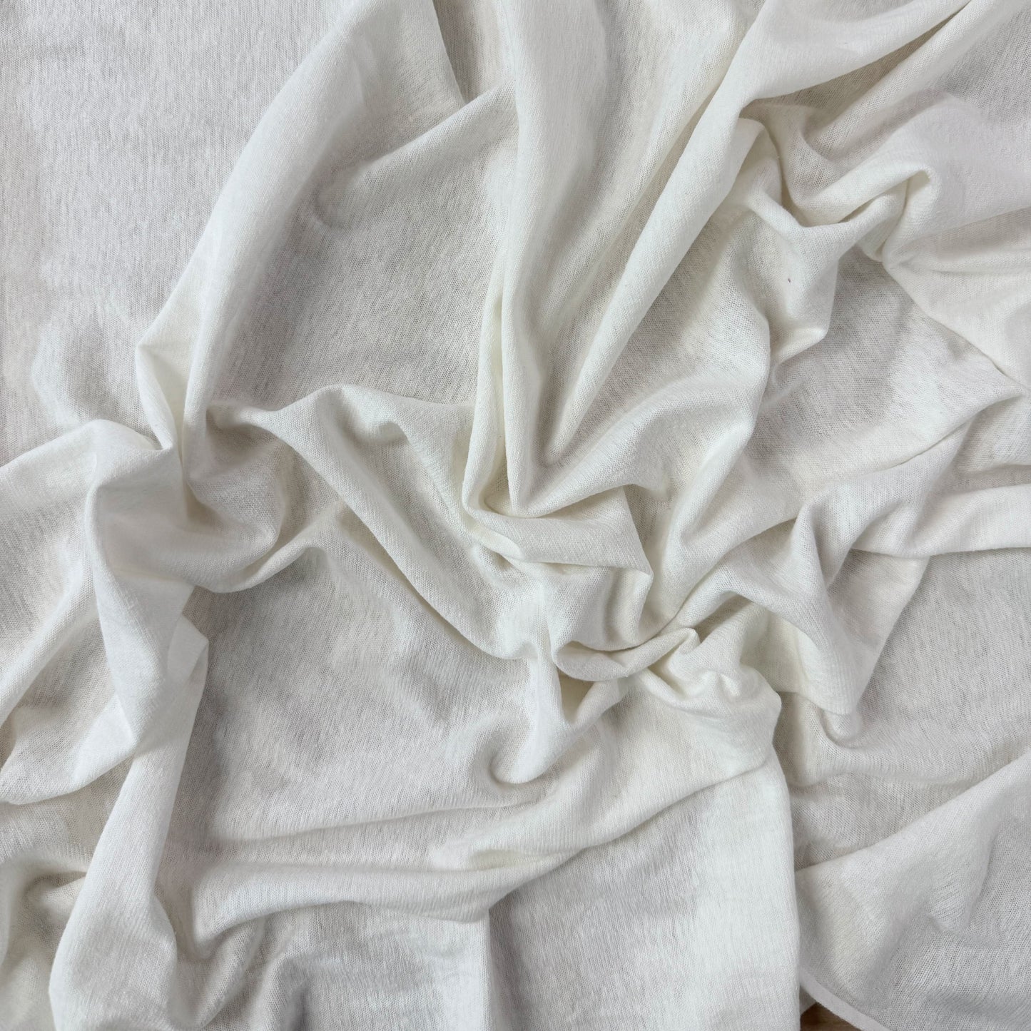 Hemp Organic Cotton Jersey - Ivory