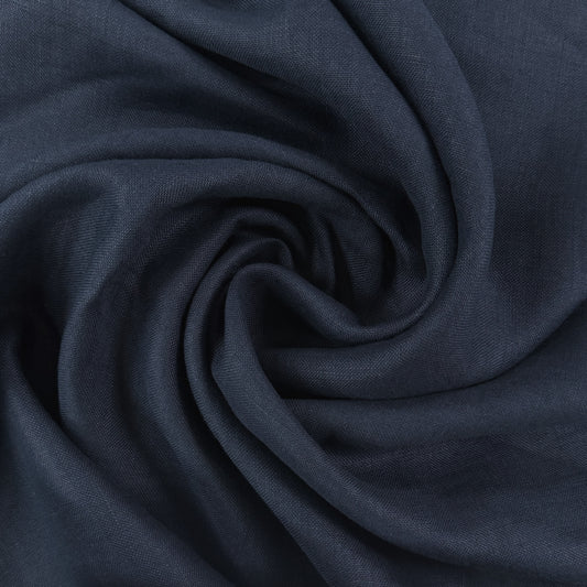 Mid-Weight Heritage Polish Linen - Dark Navy - 57-58"