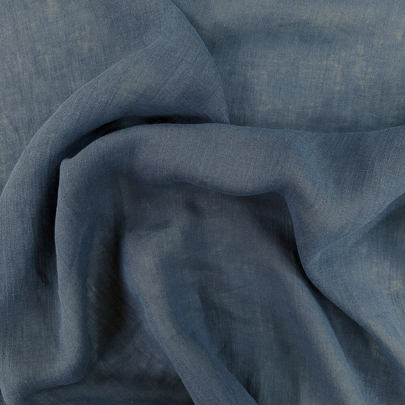 Mozart 100% Linen Gauze - Navy