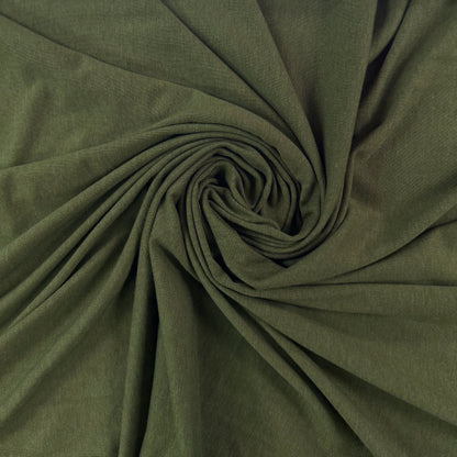 TENCEL™ Lyocell Organic Cotton Spandex Jersey - Moss