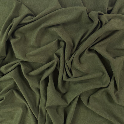 TENCEL™ Lyocell Organic Cotton Spandex Jersey - Moss