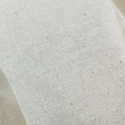 Muslin - Natural Undyed Combed Cotton Muslin Fabric - 48"