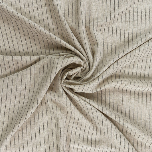 Classic Linen Rayon Yarn-dyed Stripe -Natural