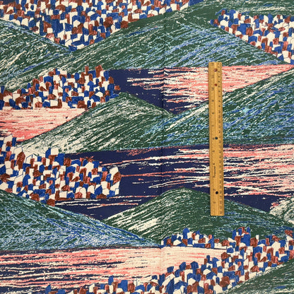 Keshiki - Lake & City - 2A - Cotton Viyella Twill Fabric
