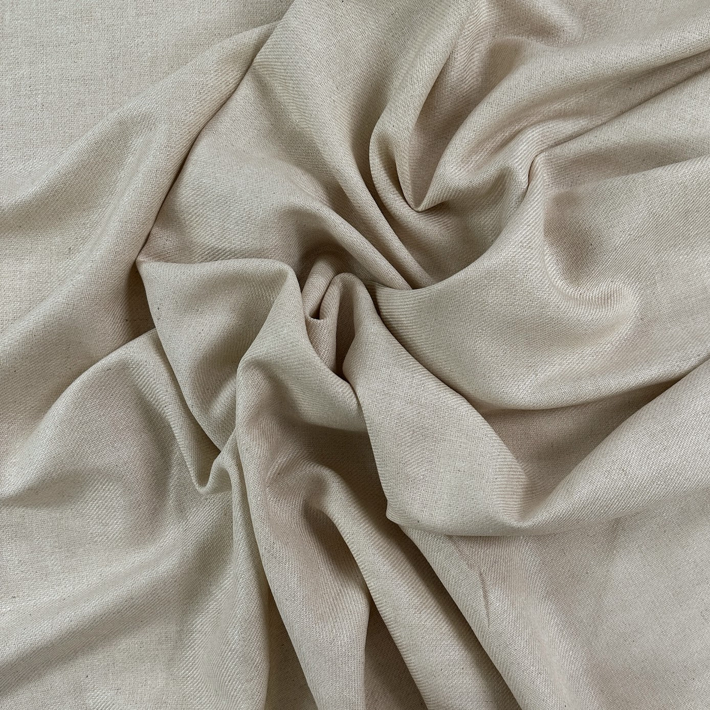 Carefree Viscose Linen Twill - Natural