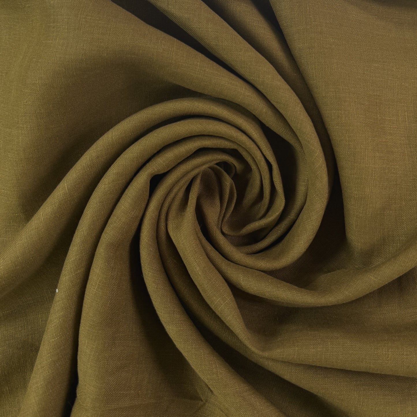 Sandwashed 100% Linen - Olive