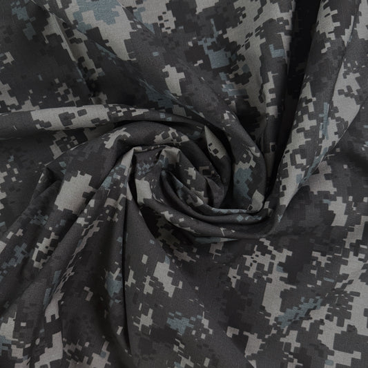 Cotton Polyester Ripstop - Digital Camouflage  - Deadstock