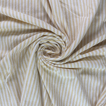 Organic Yarn Dyed Cotton - Yellow Stripe