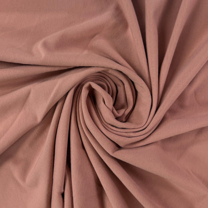 Bamboo Cotton French Terry - Dusty Rose