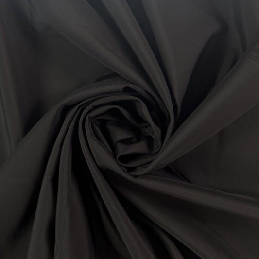 Silky Acetate  - Black - Deadstock