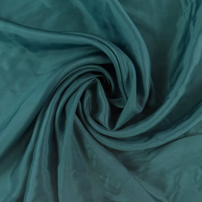 Silky Fluid Rayon - Peacock Blue - Deadstock