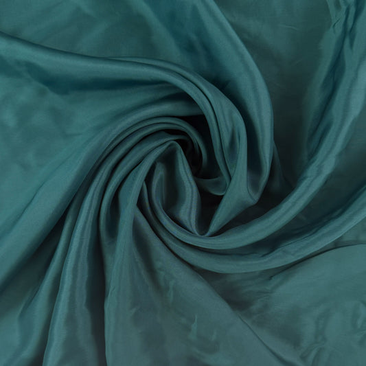 Silky Fluid Rayon - Peacock Blue - Deadstock
