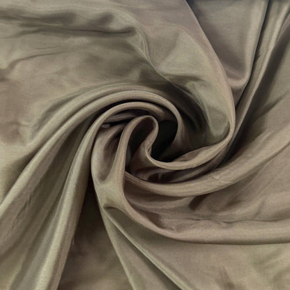Silky Acetate Lining - Khaki - Deadstock