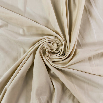 Polyester Spandex Jersey - Vanilla - Deadstock