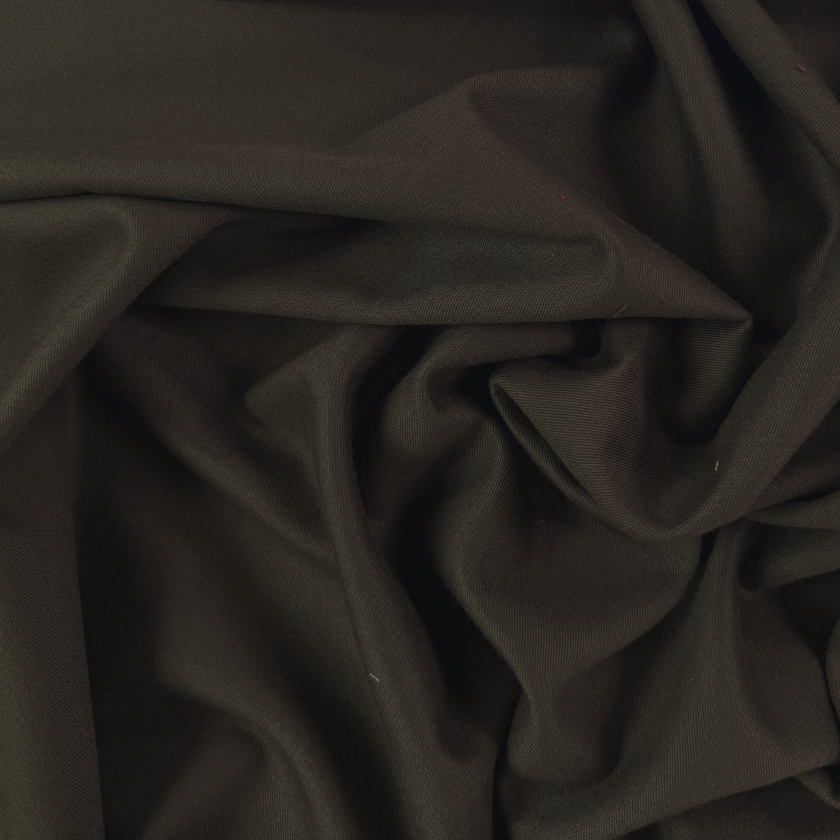 Stretch Cotton Moleskin - Espresso Brown - Designer Deadstock - British Heritage Mill