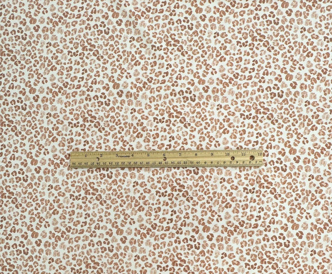 Leopard Spots - Medium - Sand - Cotton Jersey Knit