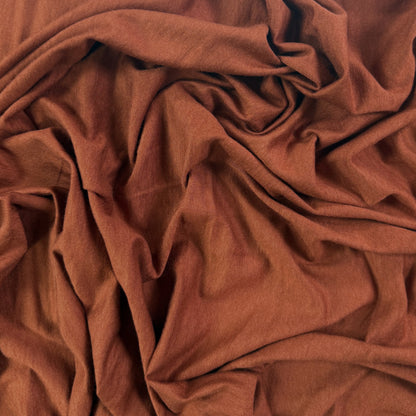 TENCEL™ Lyocell Cotton Spandex Lightweight Jersey - Pecan