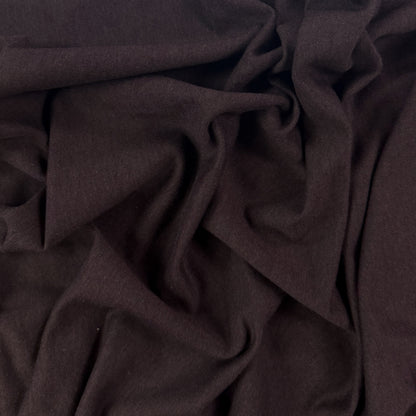 TENCEL™ Lyocell Organic Cotton French Terry  - Espresso