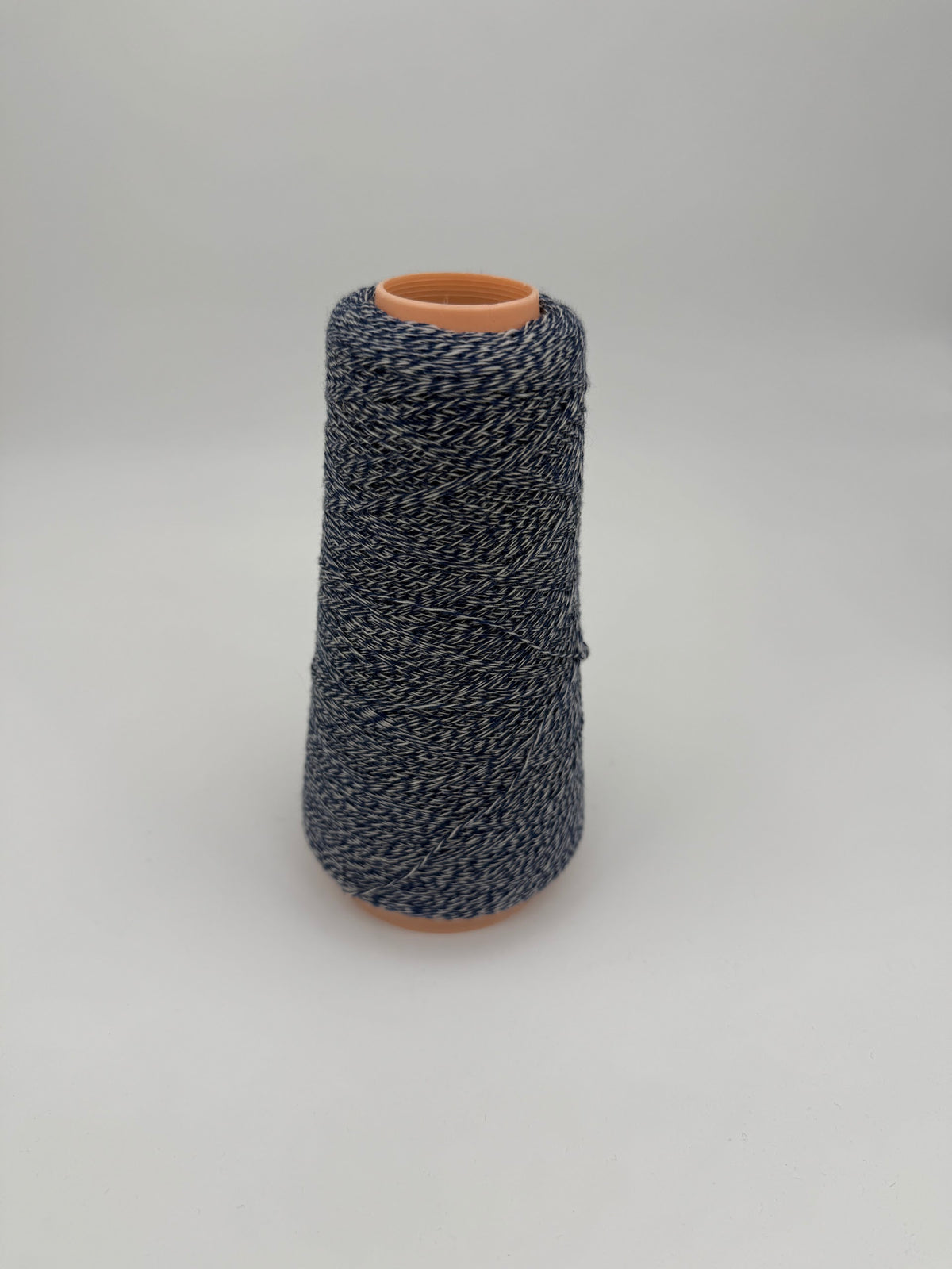 100% Cashmere Yarn - Deadstock Yarn - Todd and Duncan - Made in Scotland - Blue and White Marl - Laceweight