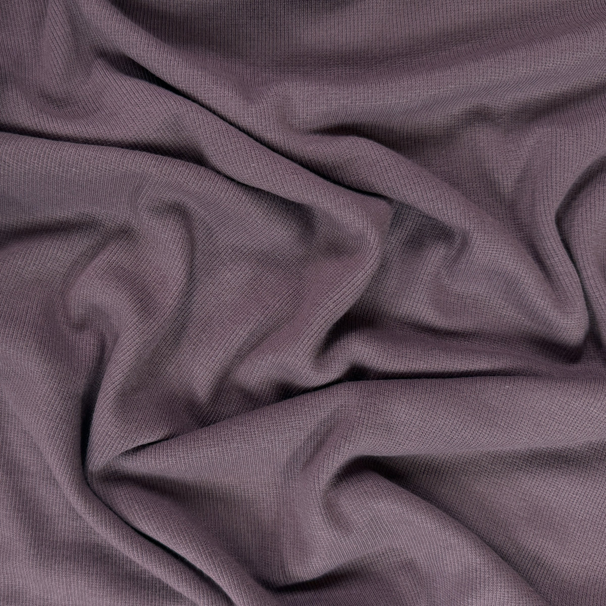 Bamboo Cotton 2×2 Rib - Moonscape