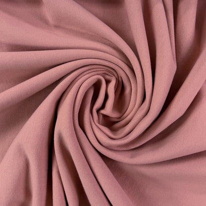 Bamboo Cotton Sweatshirt Fleece - Dusty Rose