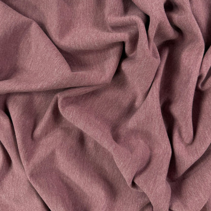 Bamboo Cotton Sweatshirt Fleece - Heathered Rose Brown