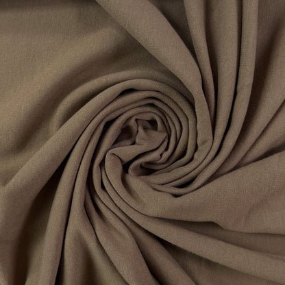 Bamboo Cotton Sweatshirt Fleece - Milk Chocolate