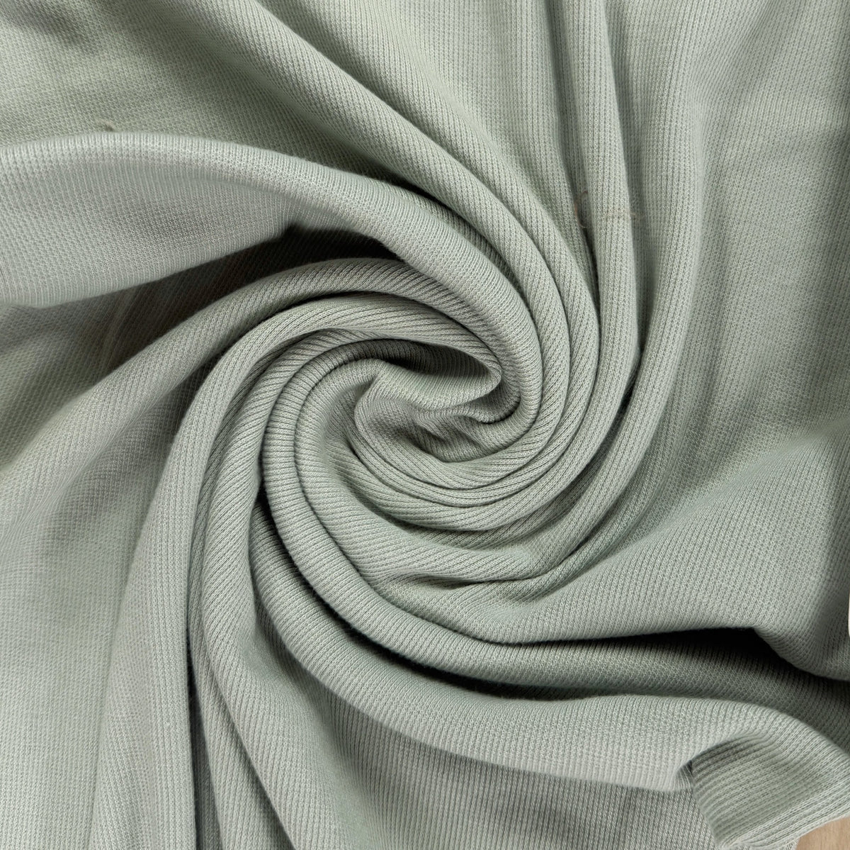Bamboo Cotton 2×2 Rib - Sage