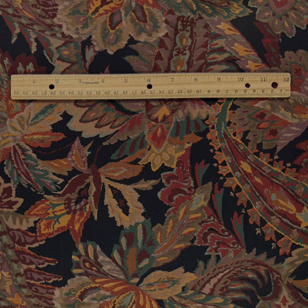 Tencel Lyocell Twill Print - Dark Antique Floral