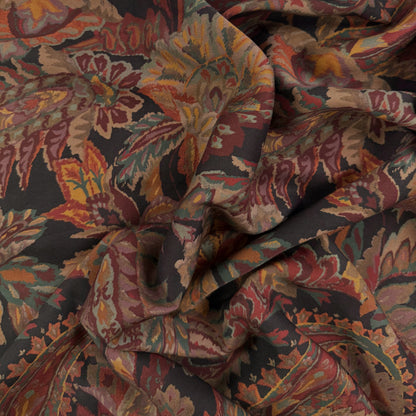 Tencel Lyocell Twill Print - Dark Antique Floral