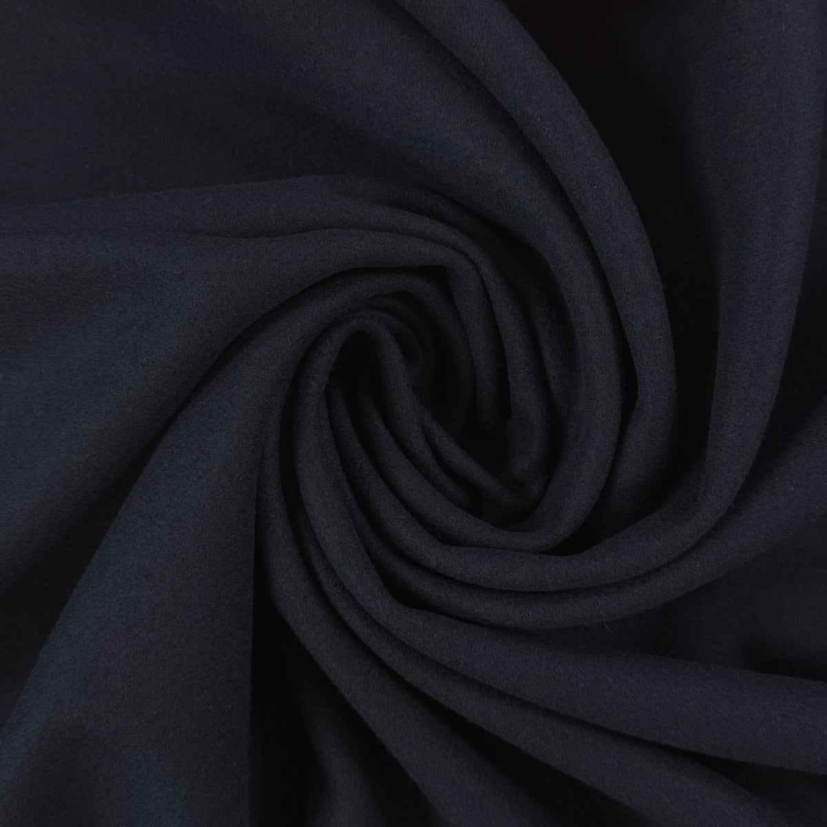 Wool Melton Coating - Dark Navy - Deadstock