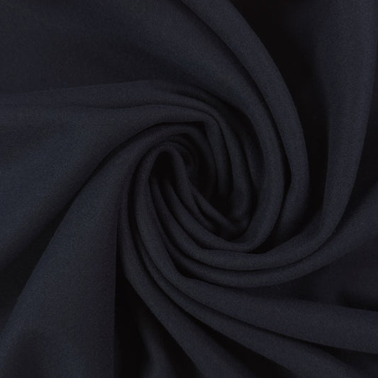 Wool Melton Coating - Dark Navy - Deadstock